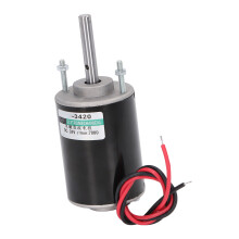 DC 24V 30W 7000U/min schwarzer PMDC-Motor, lautlos, 8mm Welle