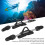 2 pcs Adjustable Diving Fin Strap with Quick Release Buckle, Universal Spring Heel 5