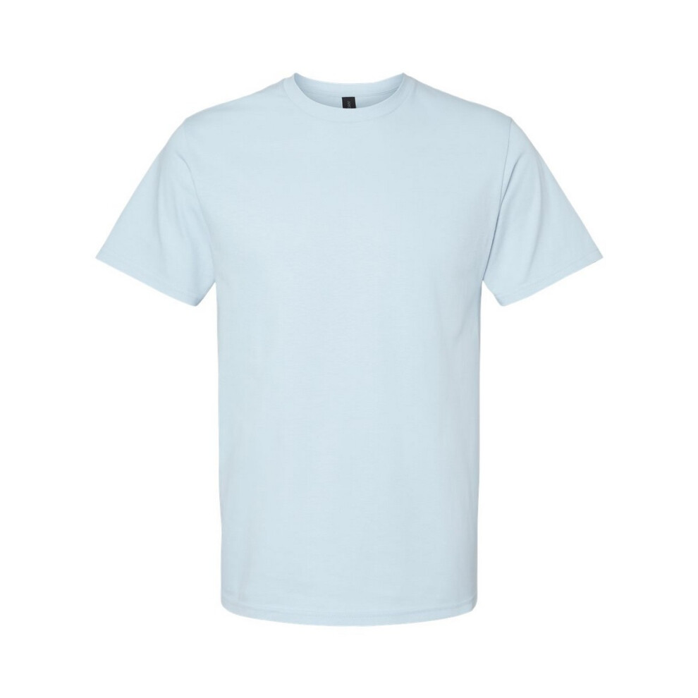 Gildan (L, Light Blue) Unisex Adult Softstyle Midweight T-Shirt