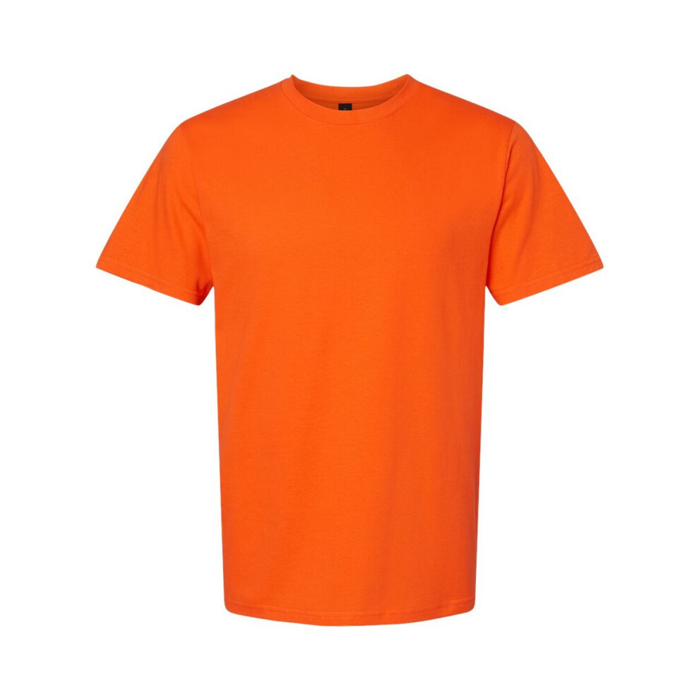 Gildan (S, ) Unisex Adult Softstyle Midweight T-Shirt Orange