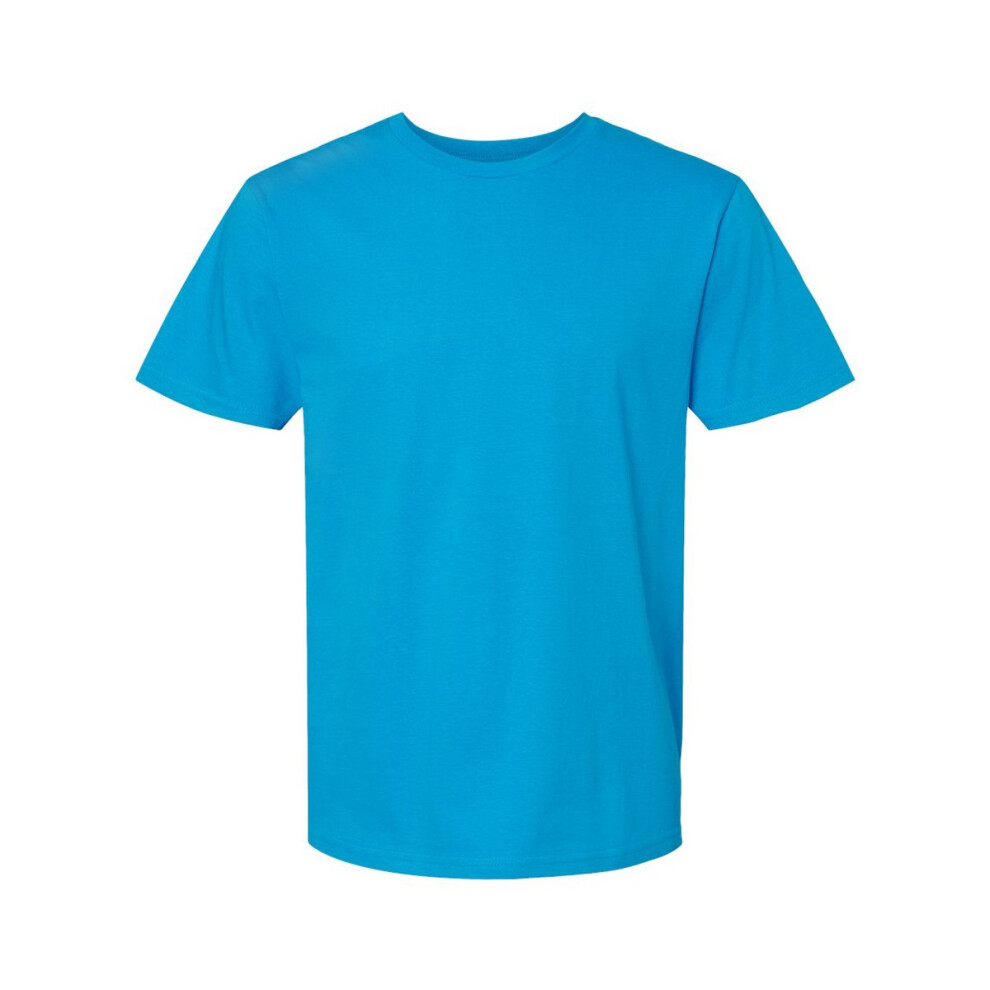 Gildan (Xxl, Sapphire Blue) Unisex Adult Softstyle Midweight T-Shirt