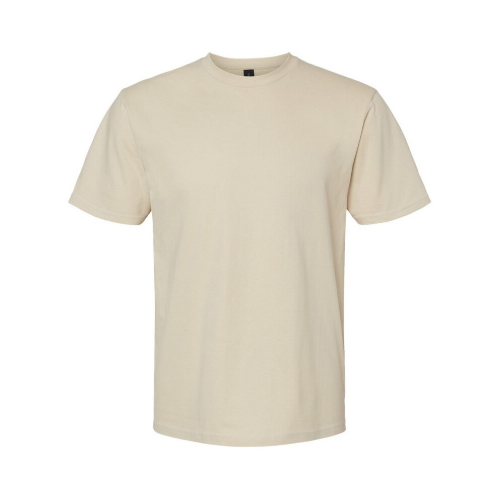 Gildan (Xxl, Sand) Unisex Adult Softstyle Midweight T-Shirt Multicoloured