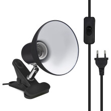 Compact Clip Lamp with a 360 Degrees Rotational Base, Designed for Flexibility and Safety - Ideal for Enhancing Your Work, Study, or Relaxation Spaces