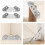 Trapeziform Angle Brackets, Universal Furniture Corner Connectors, Easy To Install, Triangular Multi-Angle Design, Long-Lasting Shine, 20 Pack 5