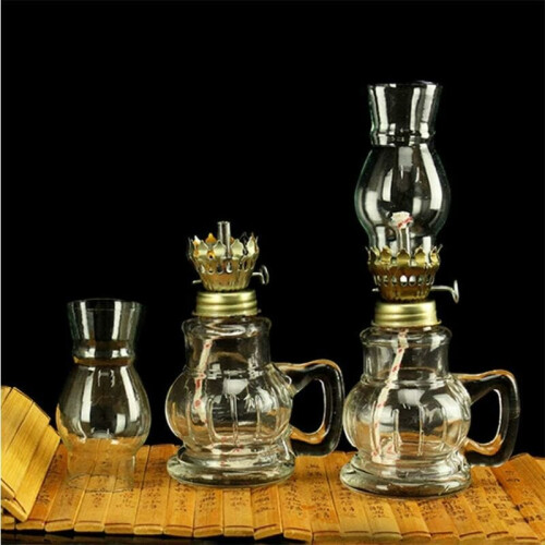 Decorative Lighting, Rustic Oil Lamp With Replaceable Chimney For Atmospheric Home Decoration 1