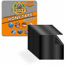 Heavy Duty Waterproof Tape For Emergency Fixes, Outdoor Waterproof With Permanent Bond, Abrasion & Corrosion Resistance, 10 Pieces Of Black Tape,