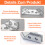 Trapeziform Angle Brackets, Universal Furniture Corner Connectors, Easy To Install, Triangular Multi-Angle Design, Long-Lasting Shine, 20 Pack 3