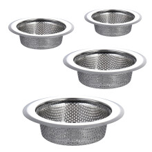 Colador de fregadero sin esfuerzo, acero inoxidable, diseño fácil de usar, cesta de drenaje perfecta para cocina y baño, drenaje suave garantizado