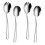 Elegant Salad Servers, Creative Design And Smooth Edges For Comfortable Handling, Non Descript Design Matches Any Tableware Set 1