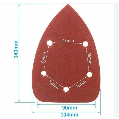 Λεπτομερή φύλλα λείανσης για μηχανήματα 140 mm, ανθεκτικά αντιστατικά γυαλόχαρτα 2