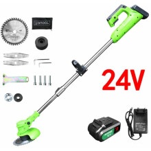 Cordless Weed Wacker Battery Powered, Lightweight Design, Adjustable Height for Lawn Yard Garden Bush Trimming & Pruning (24V, 8000mAh)