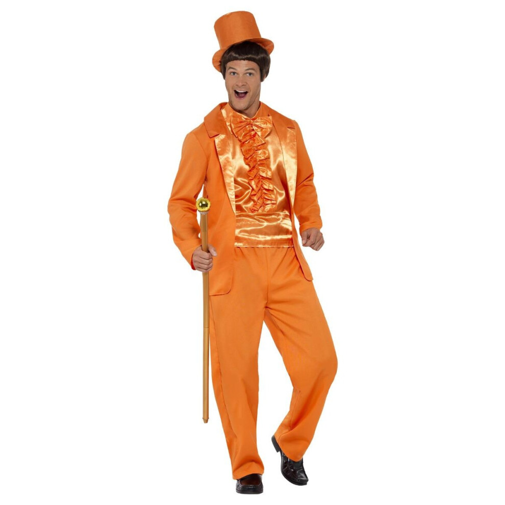 Smiffy's (L R, ) Mens 90S Stupid Tuxedo Costume Set Orange