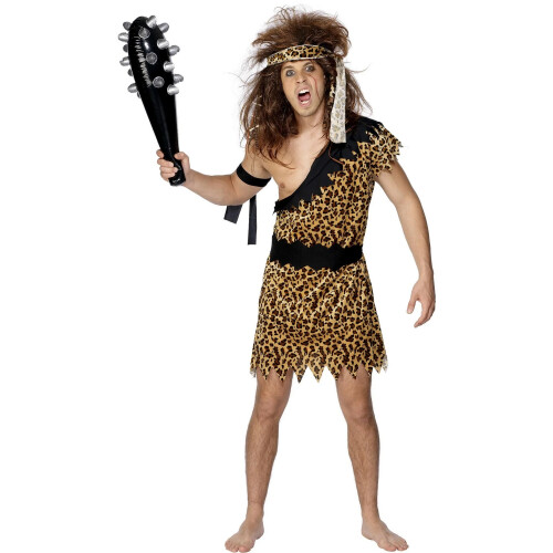 Smiffy's (M, Brown) Smiffys Mens Deluxe Caveman Costume