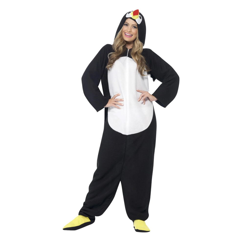 Smiffy's Unisex Adult Penguin Bodysuit Not,Specified