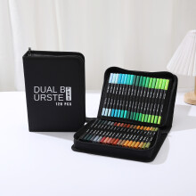 (120 Farben CD-Paket) 120-Farben-Marker mit doppeltem Ende des Zeichenstifts