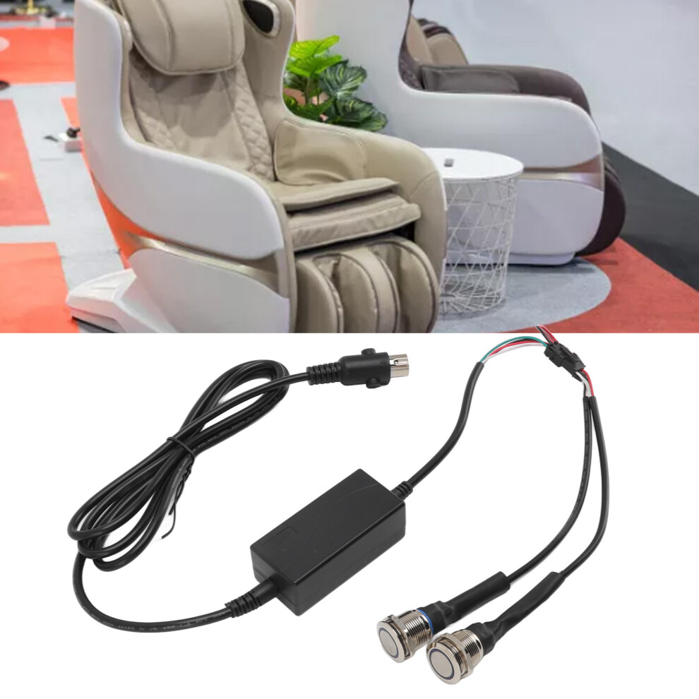 Electric Push Rod Controller For Recliners Double Button Touch Sensor 5 Pins 6941371785605