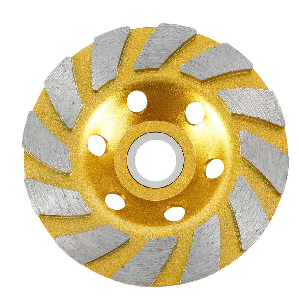 Diamond Grinding Cup, Concrete Grinder Diamond Wheel Disc Wood Carving Disc (100Mm Gold) 9426802533309