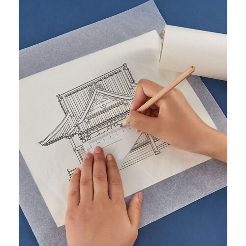 High Transparency 18in x 46m Tracing Paper Roll for Sewing & Drafting 2