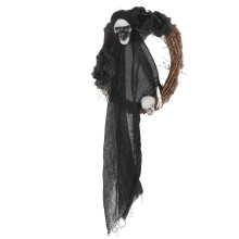 Εσωτερικό και εξωτερικό αντικείμενο για το Halloween, κινούμενο θεριστή σε φυσικό