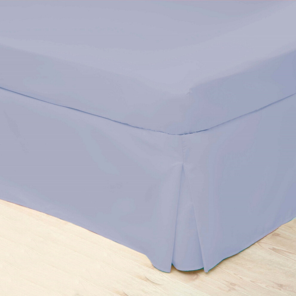 Belledorm (Kingsize, Heather) Easycare Percale Platform Valance Multicoloured