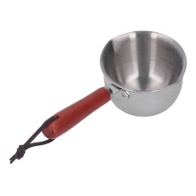 304 Stainless Steel Mini Butter & Milk Warmer Pot, 120ML