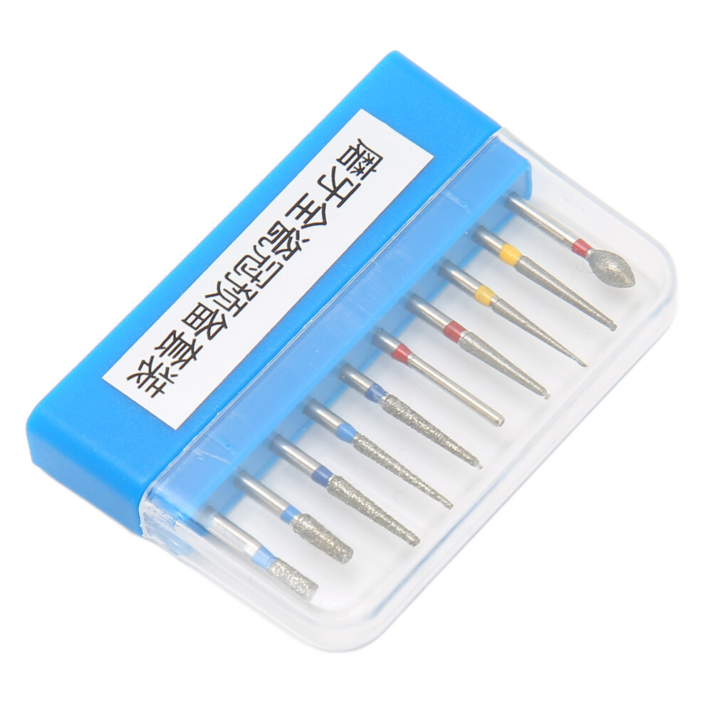 Durable 10Pcs Stainless Steel Dental Burs For Precise Grinding 4381371789067