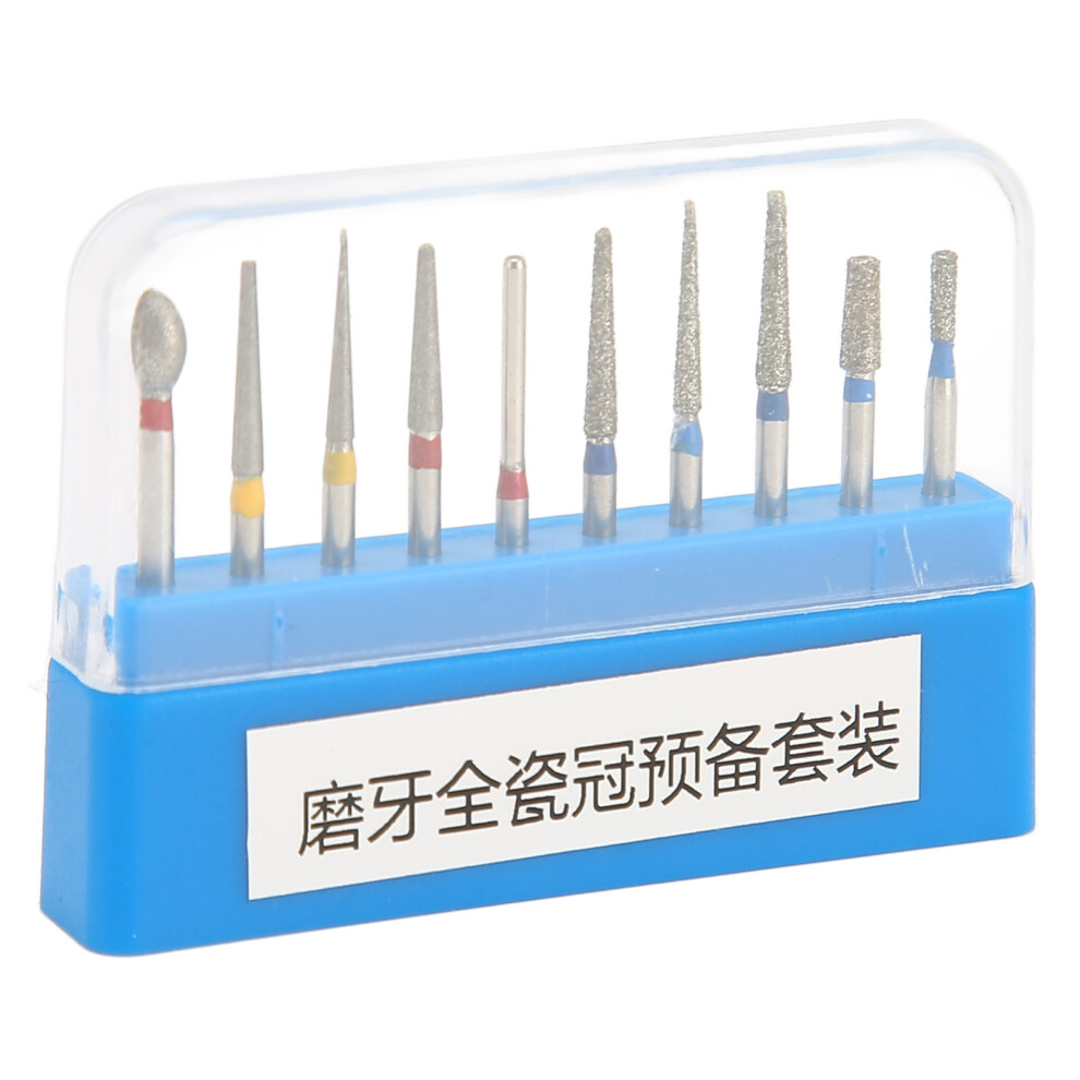 Durable 10Pcs Stainless Steel Dental Burs For Precise Grinding 8721371827363