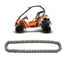 Hochfestes 48-Glieder-Stahl-Antriebskettenset für 150cc-250cc Go-Karts