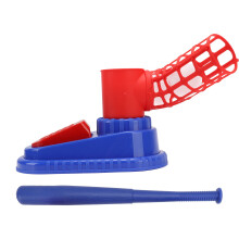 Kids Outdoor Baseball Pitching Machine with 3 Balls, 451826cm