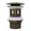 Durable Solid Brass Pop Up Drain Stopper for Kitchens and Bathrooms, Cost Effective Design Ensures Rust Proof Corrosion Resistant Performance Without 2