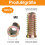 Κιτ βιδωτού παξιμαδιού επίπλων, ένθετα ξύλου με σπείρωμα, υψηλής ποιότητας 5