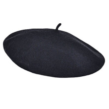 Französische Baskenmütze für Damen und Herren, klassischer Unisex-Hut aus Wollmischung mit zeitlosem Pariser Design, leichte und reisefreundliche