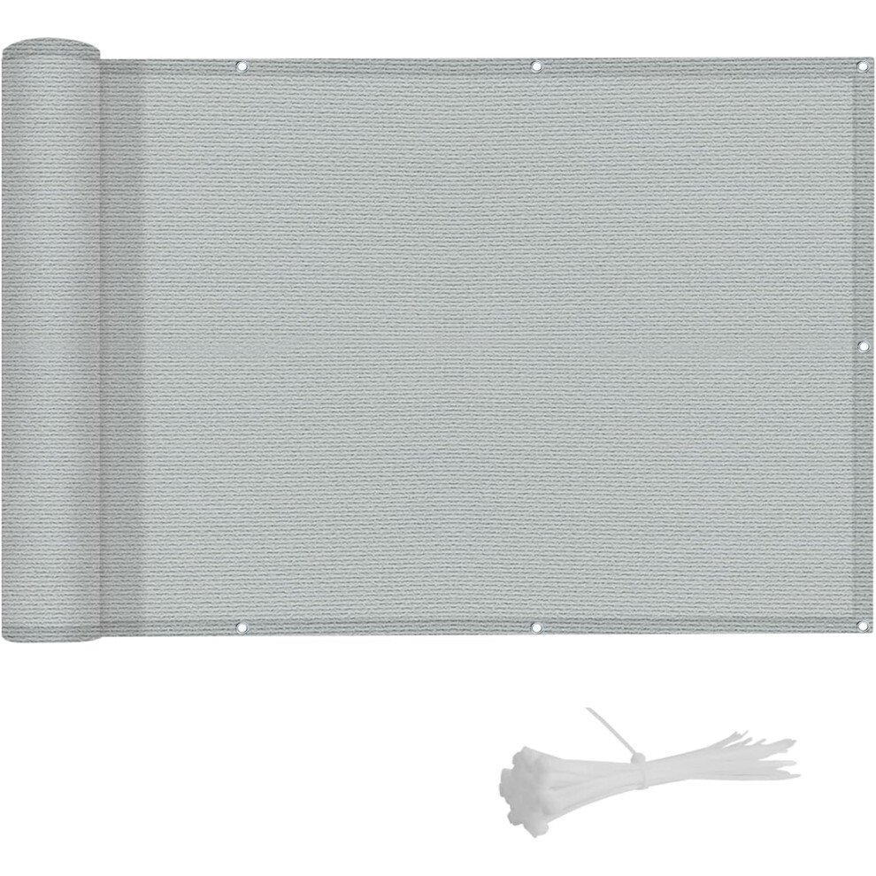Outdoor Screen Fence Privacy Screen For Deck Patio, High-Density Polyethylene Breathable Material Weather-Resistant Windscreen With Custom Sizes 9441426981060