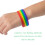 Βραχιόλια Σιλικόνης Rainbow Pride, Βραχιόλια Υποστήριξης LGBT σε Πολύχρωμα, Άνετα για Gay 8