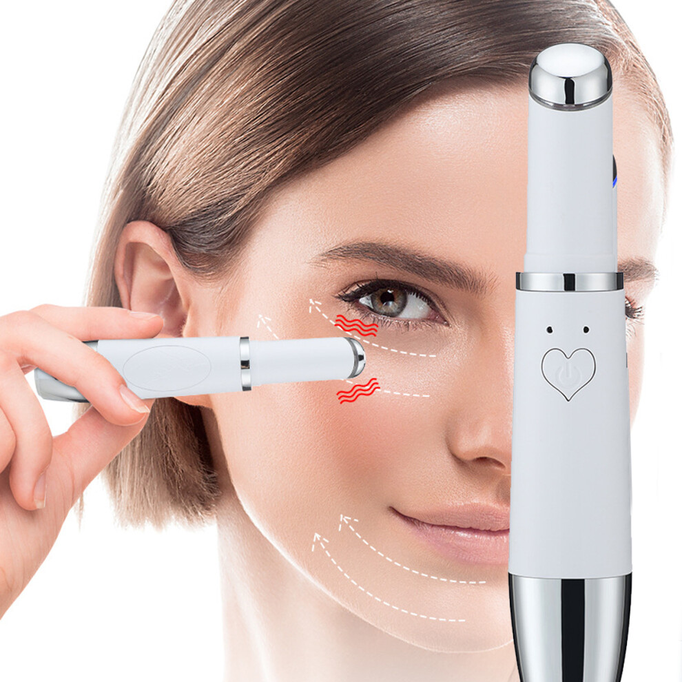 Red/Light Heated Eye Massager, Constant Temperature Warm Compress With Therapy For Relaxation, Vibration And High Frequency Stimulation For Facial