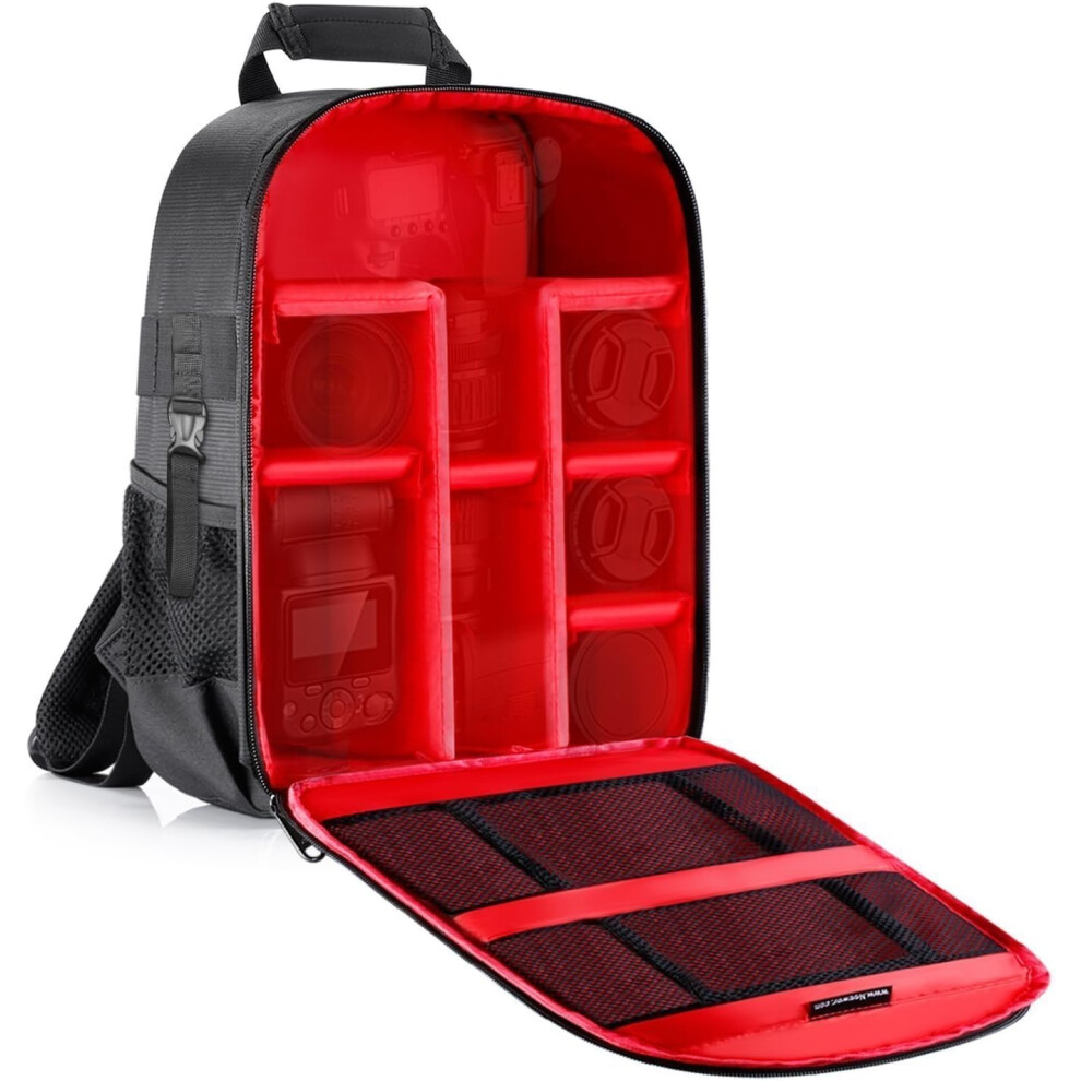 Experience Seamless Photography With Our Shockproof And Customizable Camera Backpack, Designed For Your Dslr And Drone Needs 9340959569748