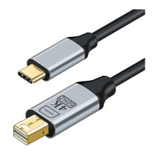 Thunderbolt 4-zu-DisplayPort-Adapter mit 40 Gbit/s Bandbreite, nahtlose Verbindung zum Ansehen von Filmen und Lernen