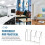 Wall Mount Organizer, Clear Acrylic Remote Holder For Multi-functional Use, Durable And Sturdy Design With Easy Installation 3