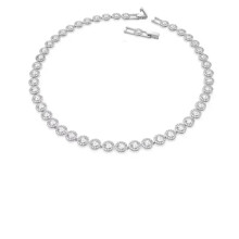 (5505468) Original Women's Necklace, Bracelet and Earrings Set, Angelic Square Series Jewelry Set, Fit Original Brand Suitable for Holiday Gifts