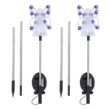 Angel Solar Stake Lights Outdoor Garden, Memorial Gifts For Cemetery Grave Decorations, Waterproof Stainless Steel Solar Powered LED Angel Garden
