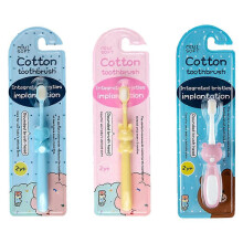 (As show, style 3) 3pcs Kids Toothbrushes Cartoon Toddlers Toothbrushes Bristle Toothbrushes for Kids