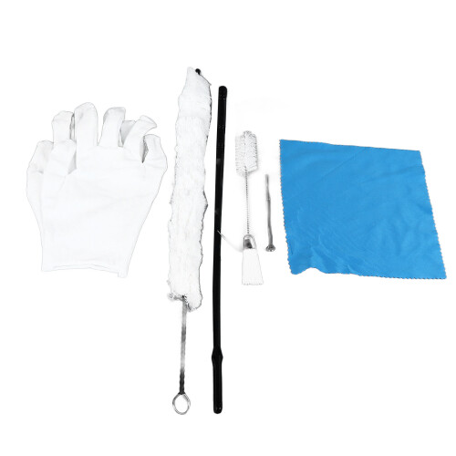 7 Pcs Sax Cleaning Kit White for Sax Flute 2