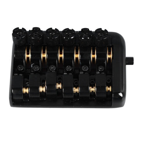 6 String Headless Electric Guitar Bridge Tailpiece Fixed Steel Roller Saddle