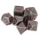 7PCS Metal Polyhedra Dice Set, Engraved Number, Red Spots, Table Game 16