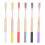 (As show, style 4) Bamboo Toothbrushes (6 Pack)  Soft Bristles Toothbrushes 2