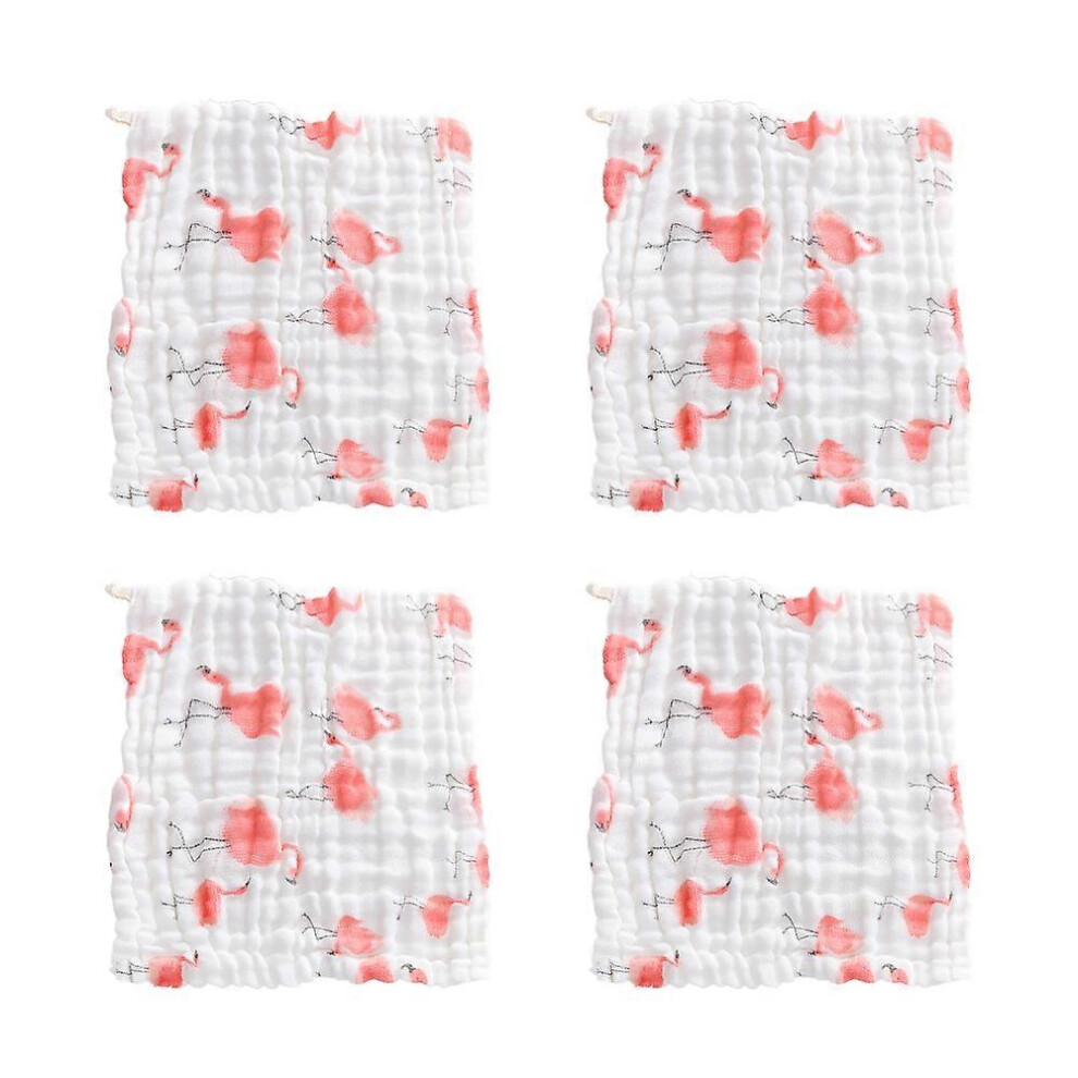 (As Show, Cloud) Baby Burp Cloths 4 Pack Premium Cotton Burping Rags For Newborn Ultra Soft And Absorbent Spit Up Rags For Girls Kikidex