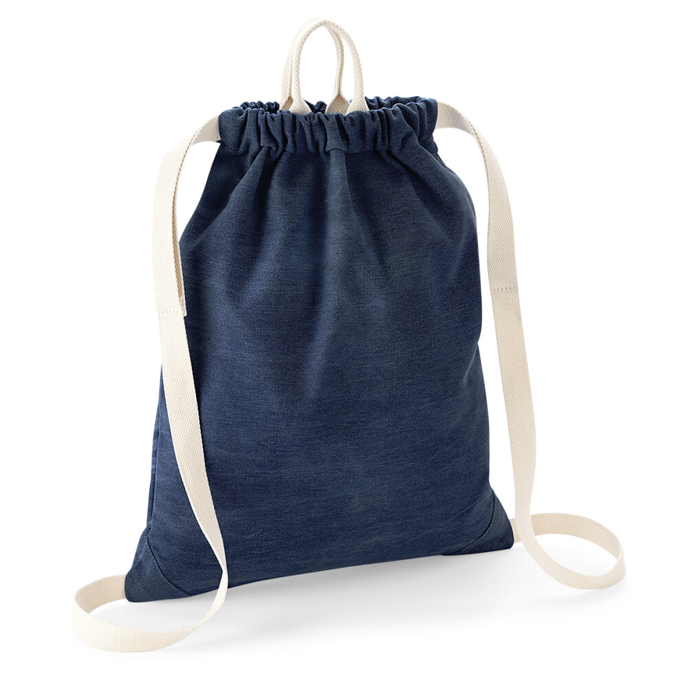 Bagbase Denim Gymsac Blue