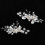 Clips de chaussures en perles et strass, 2 pièces,-Argent 4