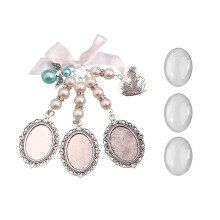 Bruiloft boutonniere engel strik fotolijst charme pin broche 3