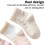 (M, style 1) Girls Toddler Multi Pack Socks Set 5